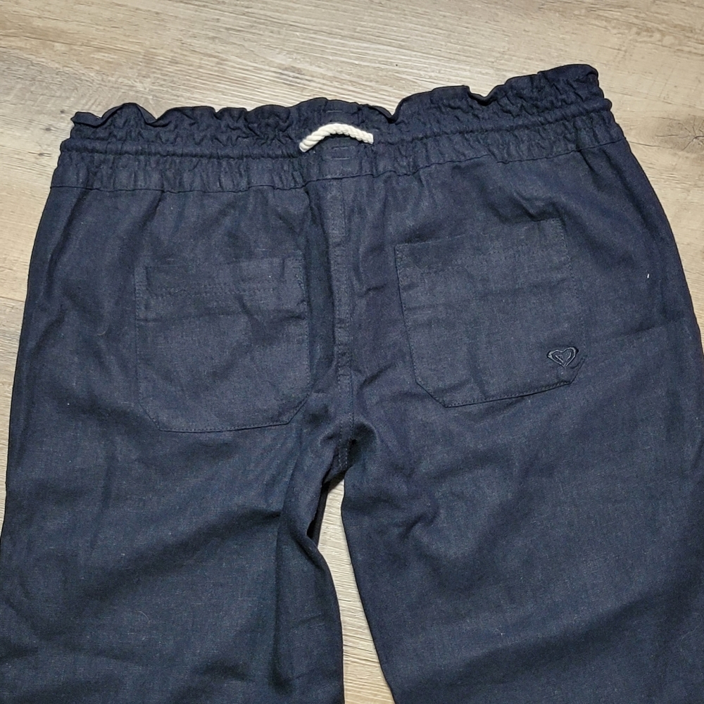 *not 4 sale* ROXY Oceanside Wide Leg Black Beach Pant - Picture 10 of 11